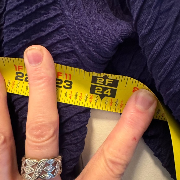 IC by Connie k deep blue/purple tunic with zippers XL, fabulous piece! - Picture 9 of 9